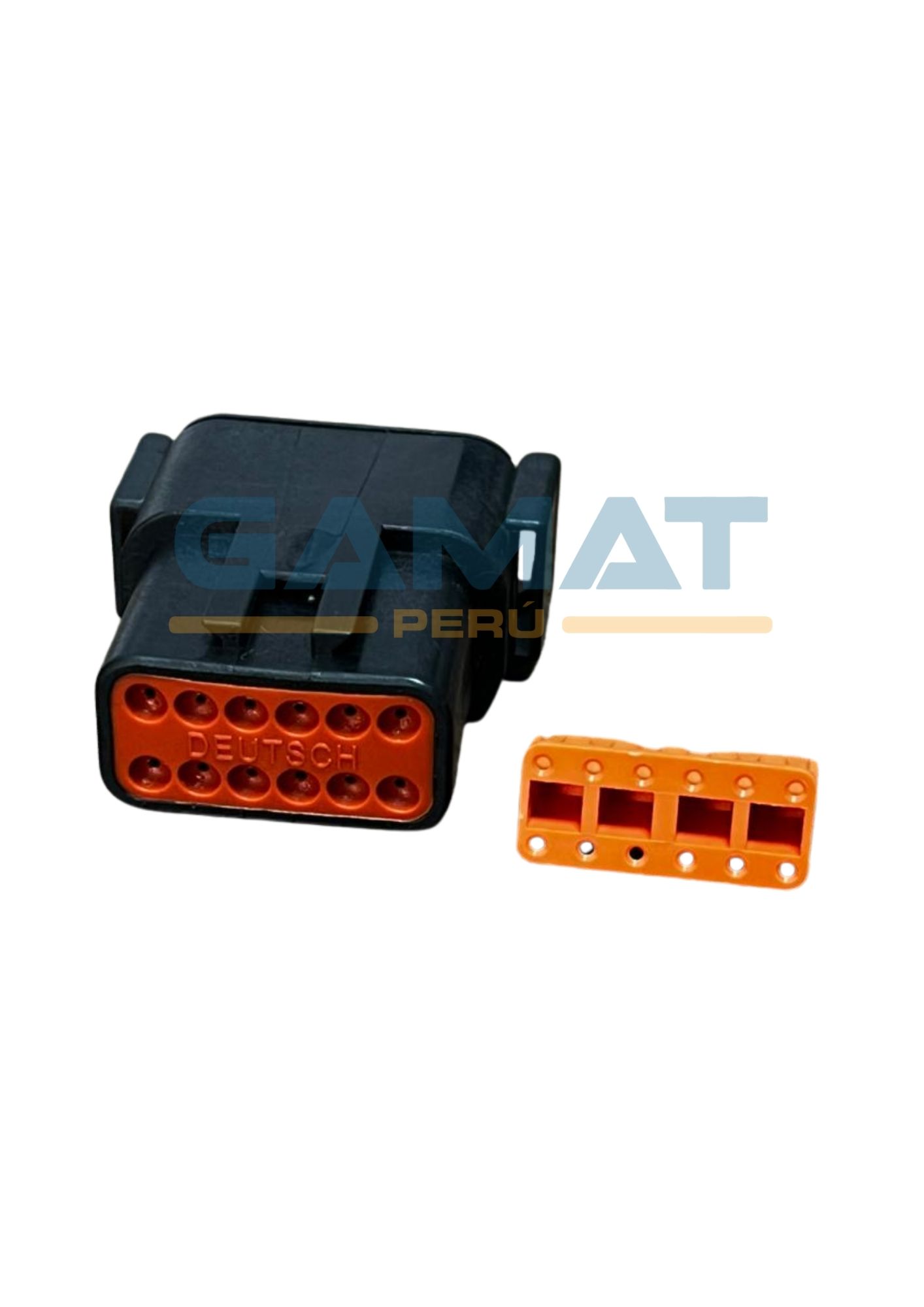 KIT CONECTOR DEUTSCH DTM-H 12 VIAS NEGRO