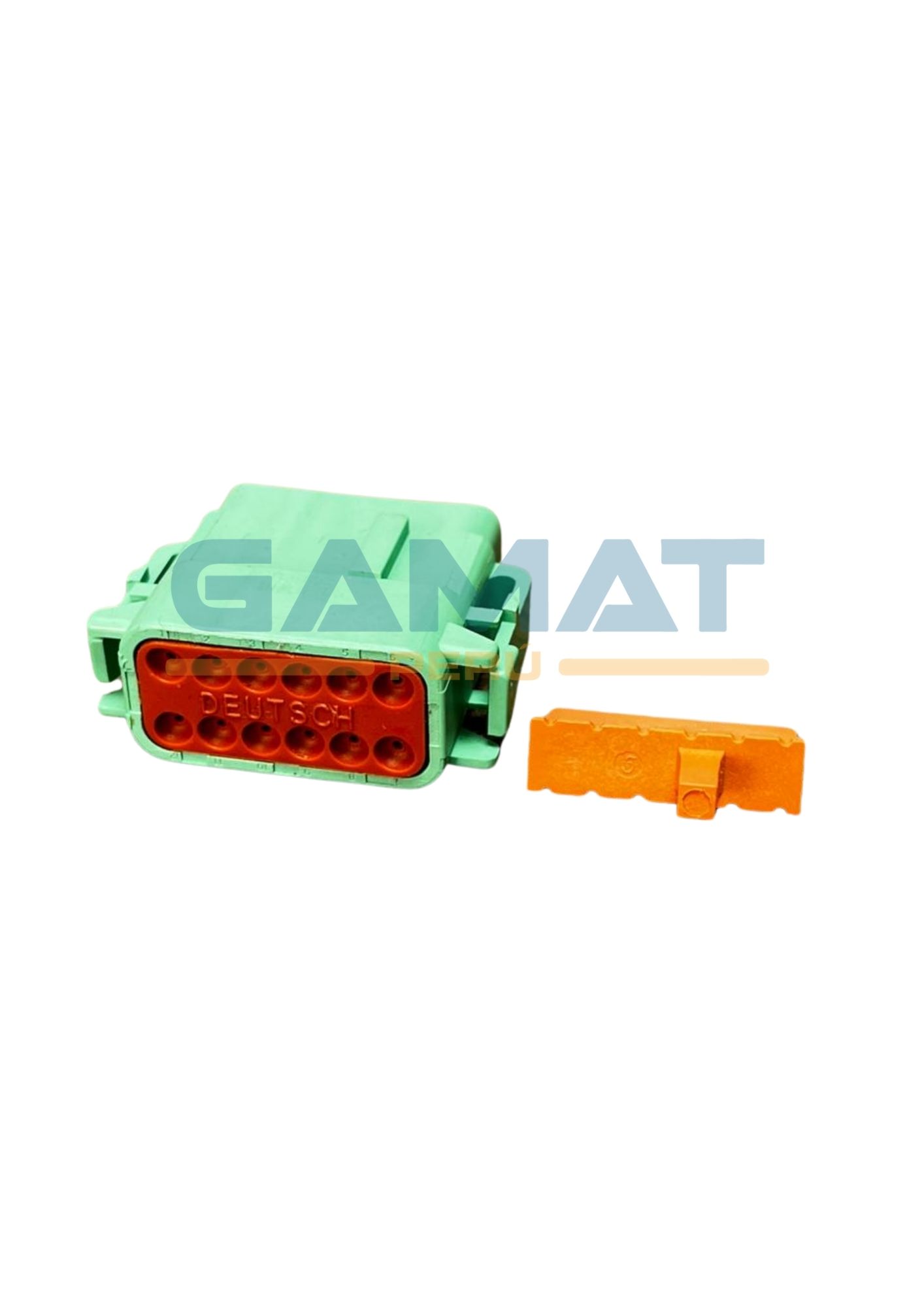 KIT CONECTOR DEUTSCH DTM-M 12 VIAS VERDE