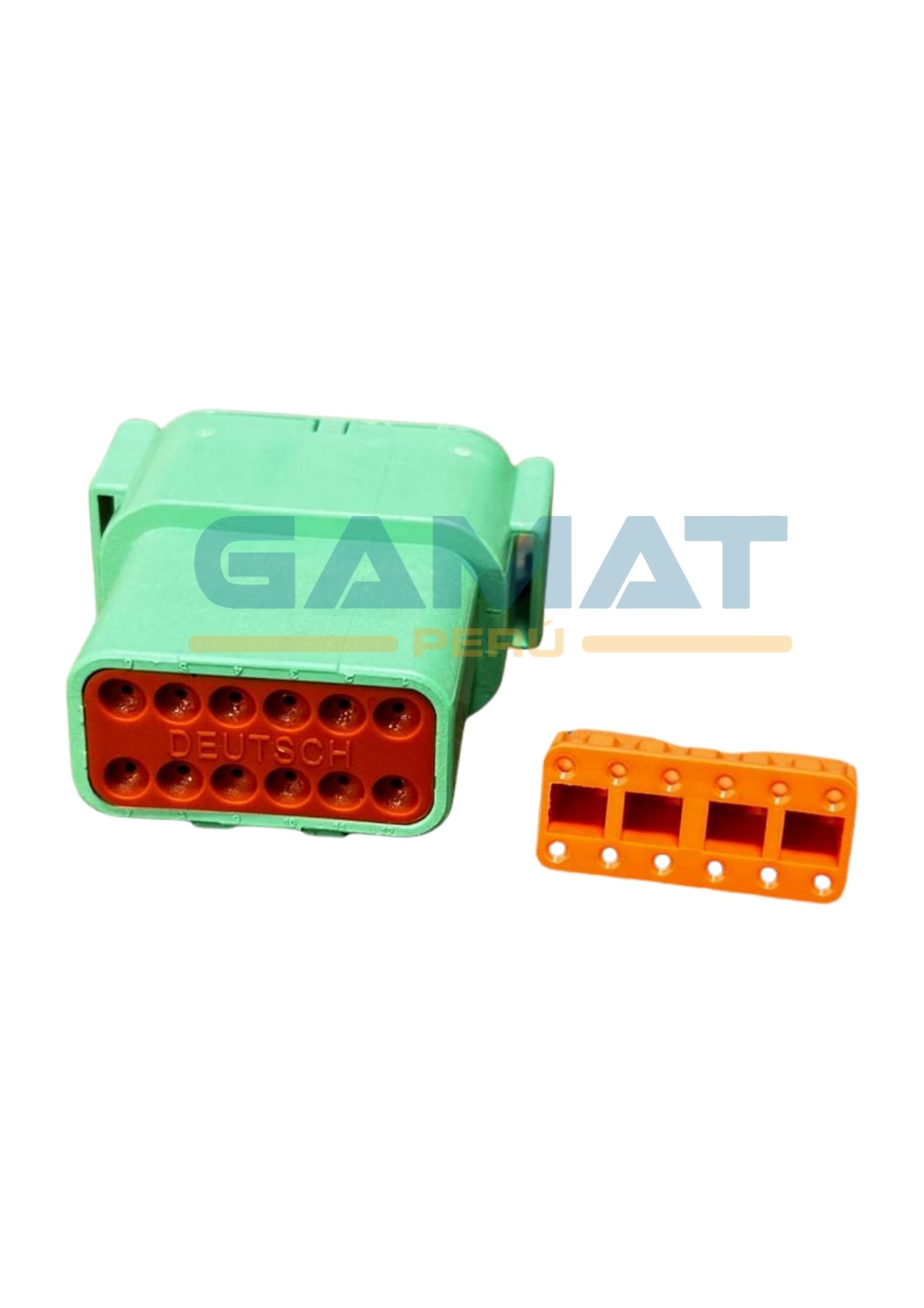 KIT CONECTOR DEUTSCH DTM-H 12 VIAS VERDE