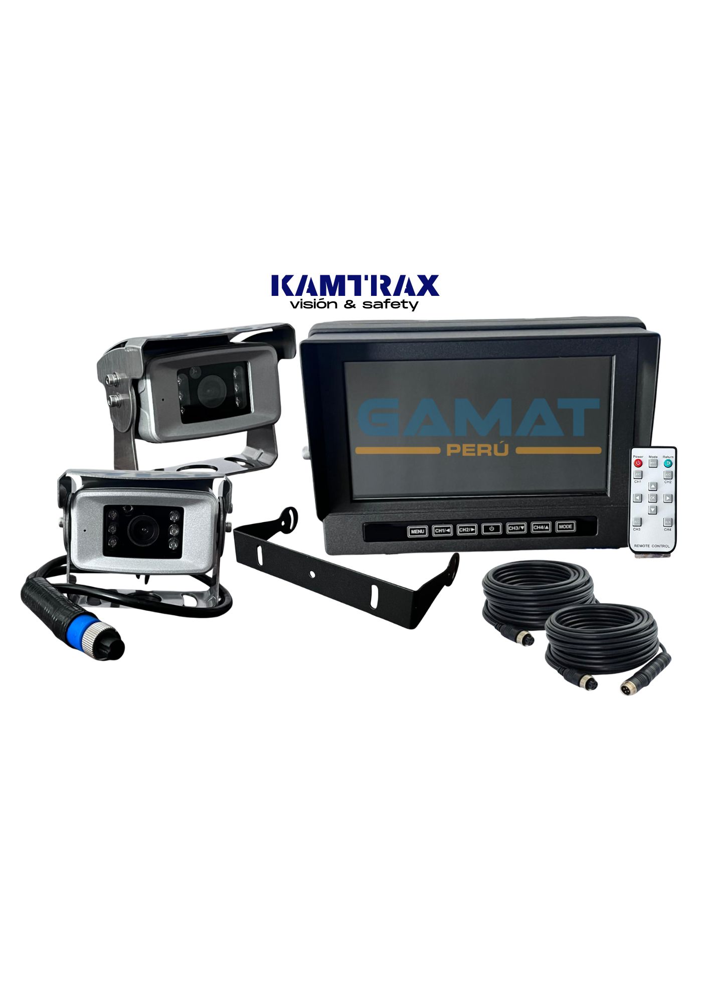 KIT SISTEMA SEGURIDAD MINERA GMT2 IP69K 12/24V - KAMTRAX