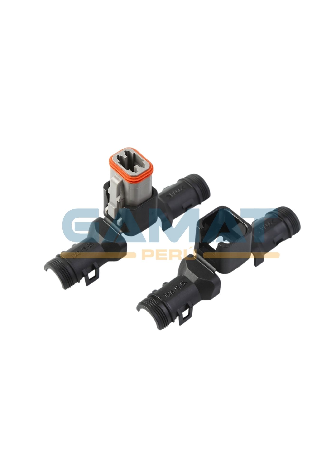 COVER P/ CONECTOR DEUTSCH DT-M 4 VIAS  GRIS SIMPLE