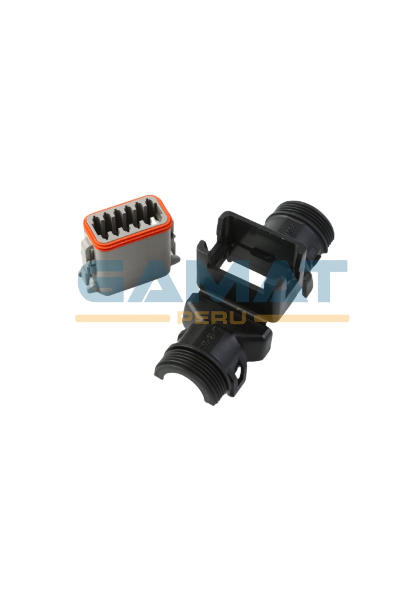 COVER P/ CONECTOR DEUTSCH DT-M 12 VIAS  GRIS SIMPLE