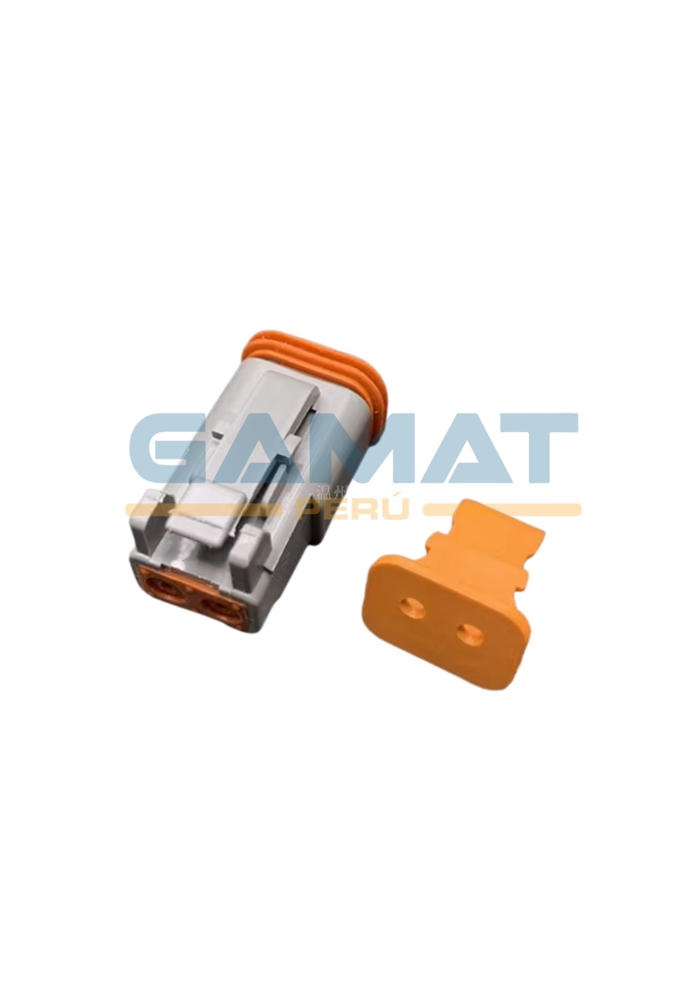 CONECTOR DEUTSCH DT-M 2 VIAS GRIS SIMPLE