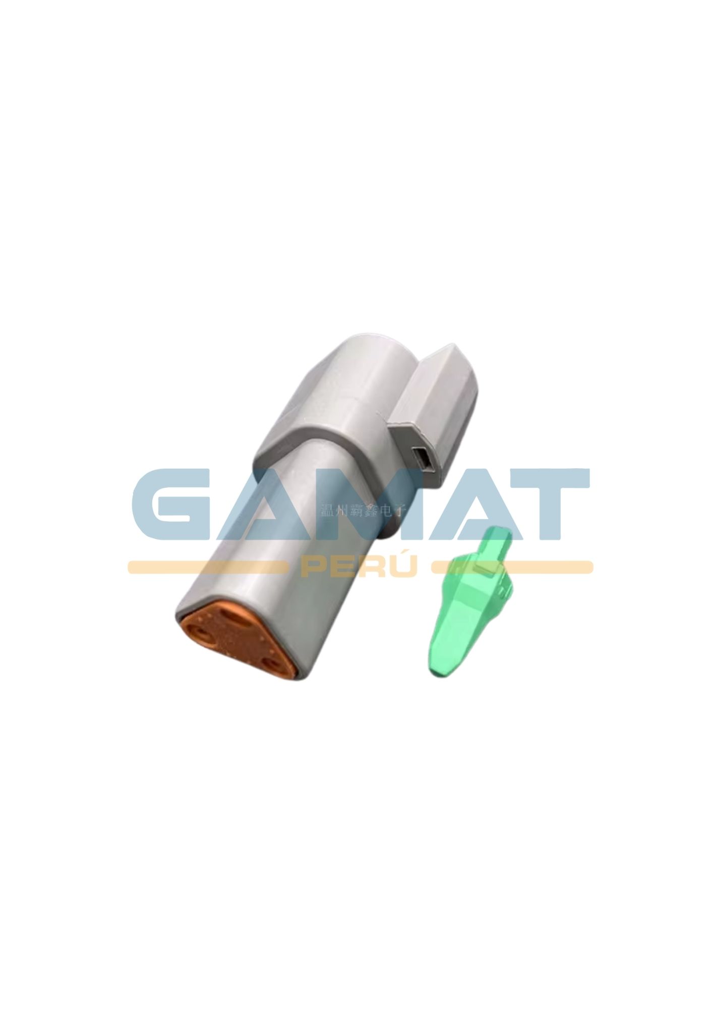 CONECTOR DEUTSCH DT-H 3 VIAS GRIS SIMPLE