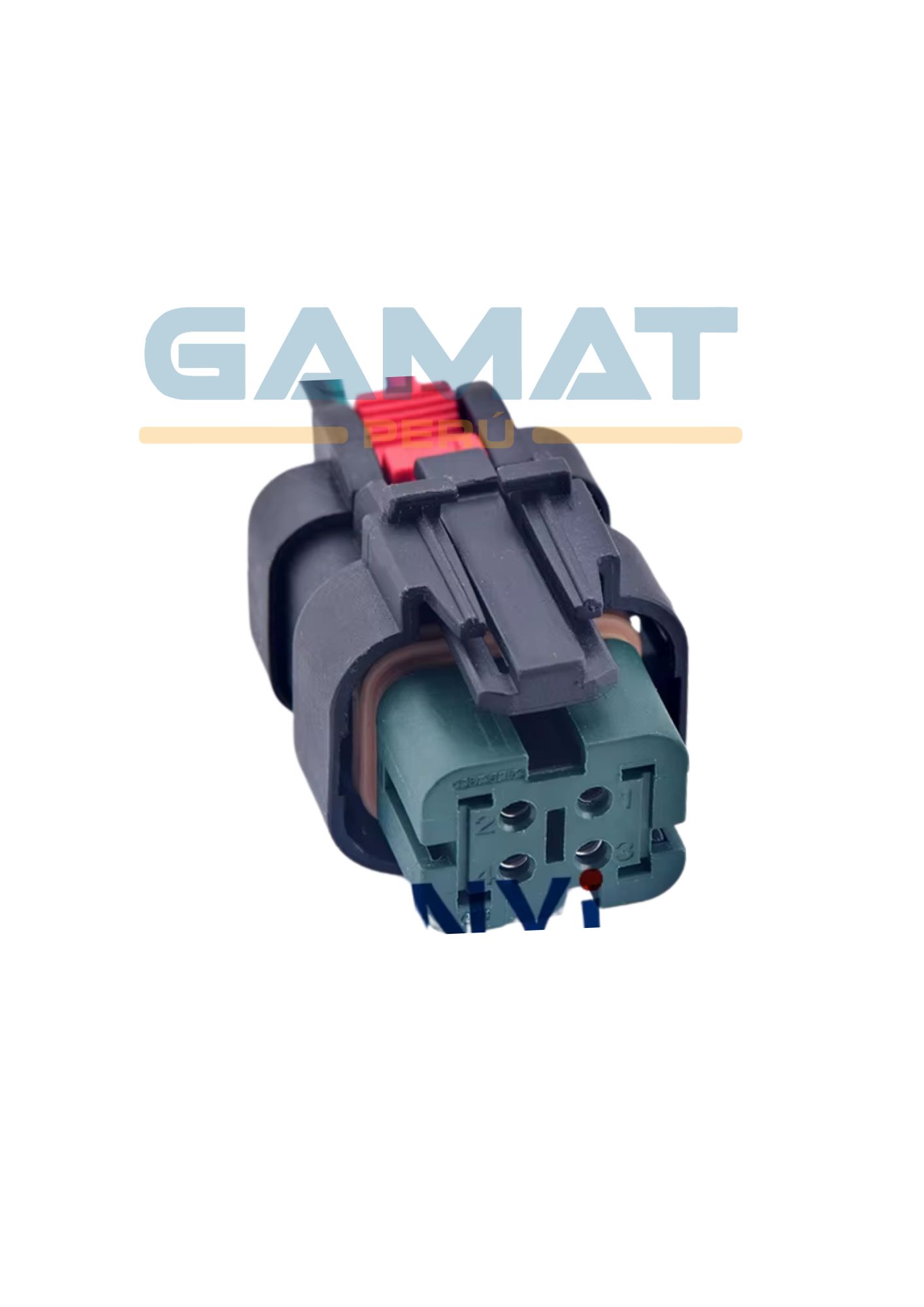 CONECTOR TYCO-BLACK TY4 VERDE / PIN
