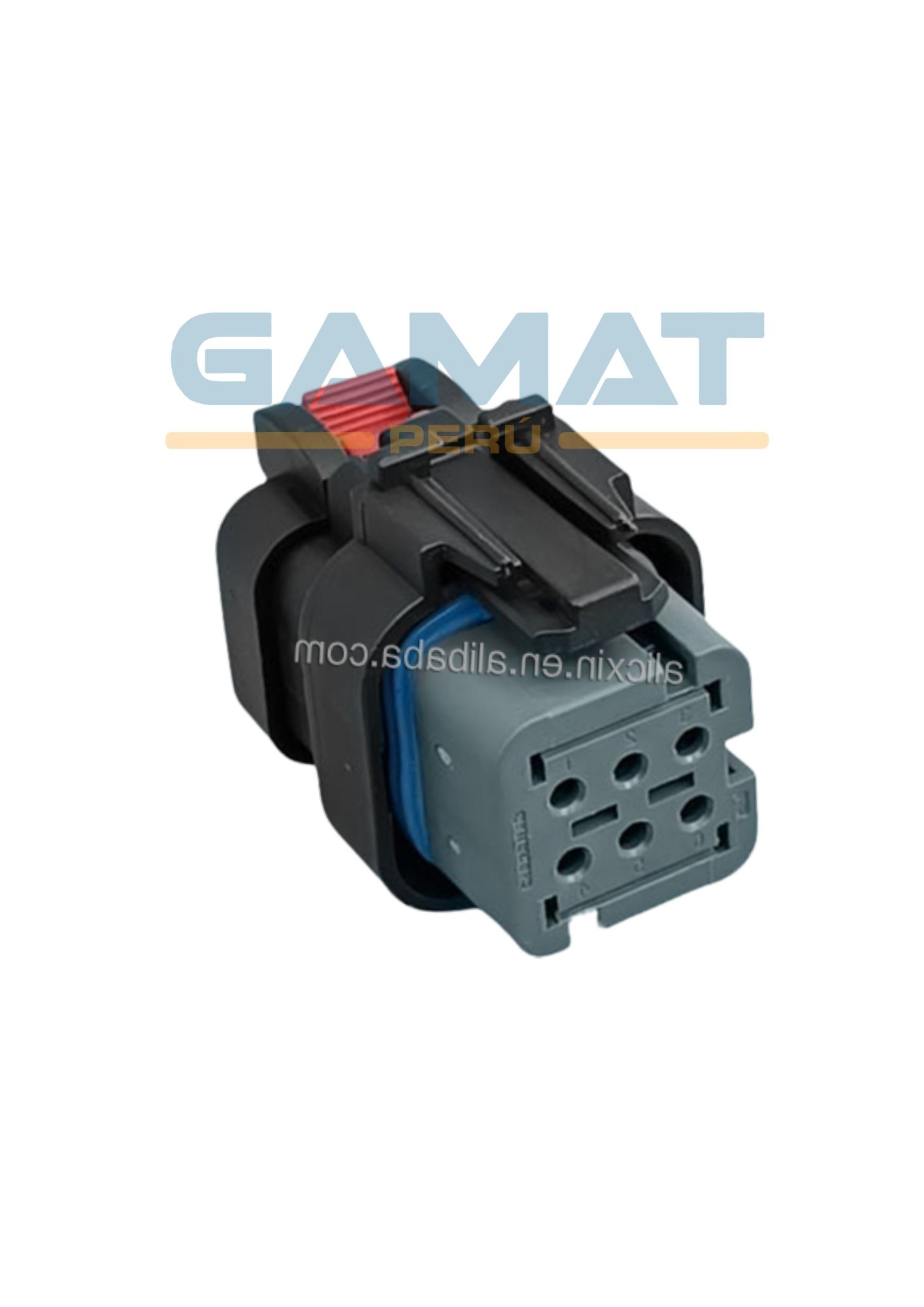 CONECTOR TYCO-BLACK TY6 GRIS / PIN