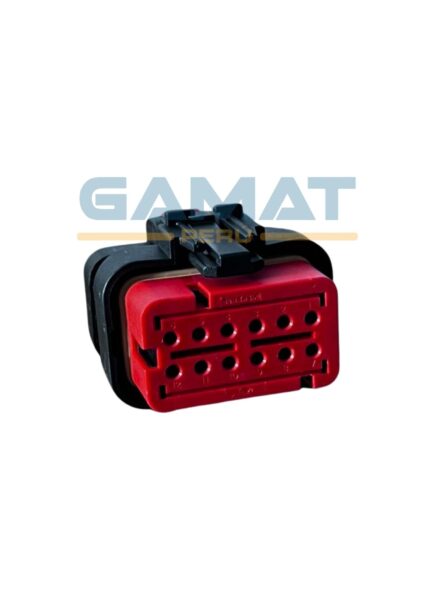 CONECTOR TYCO-BLACK TY12 ROJO / PIN