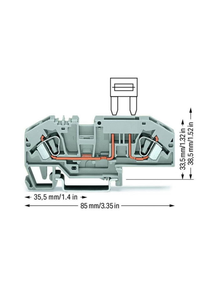 BONERA PORTA FUSIBLES - Imagen 1