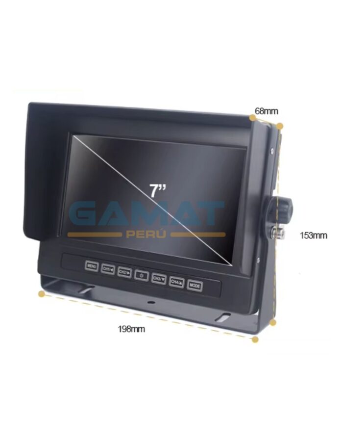 MONITOR DE 7" IMPERNEABLE HD - Imagen 2