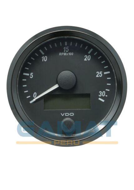 INDICADOR TACOMETRO DE MOTOR CON HOROMETRO - VDO