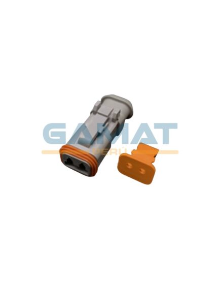 CONECTOR GD DT-M 2 VIAS GRIS EXT