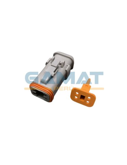 CONECTOR GD DT-M 4 VIAS GRIS EXT