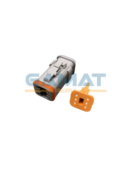 CONECTOR GD DT-M 6 VIAS GRIS EXT