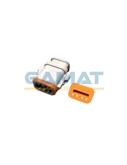CONECTOR GD DT-M 8 VIAS GRIS EXT