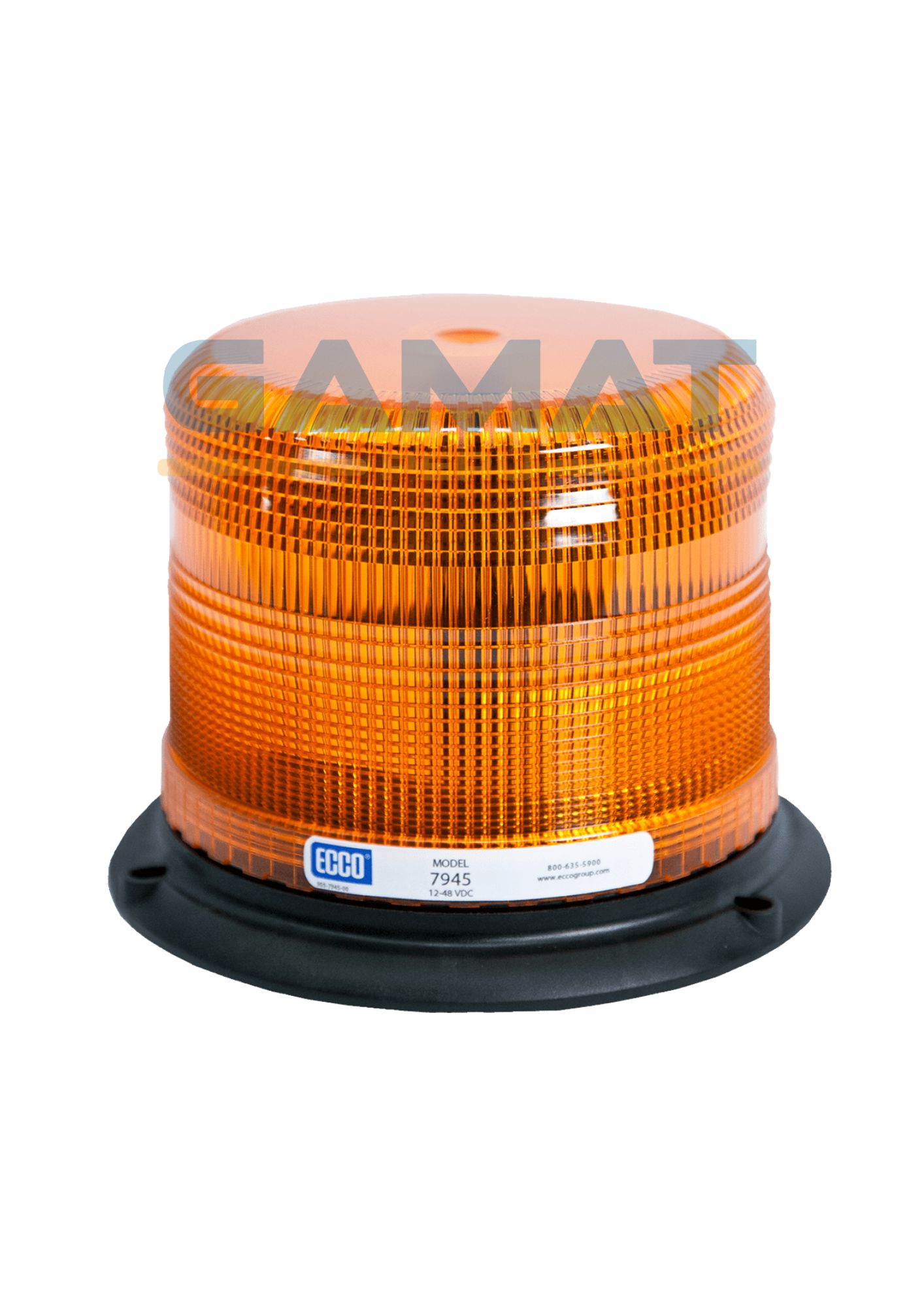 JPGGG (4) CIRCULINA TUBULAR AMBAR 12-48VDC 4.9" #7945A - ECCO - Imagen 1